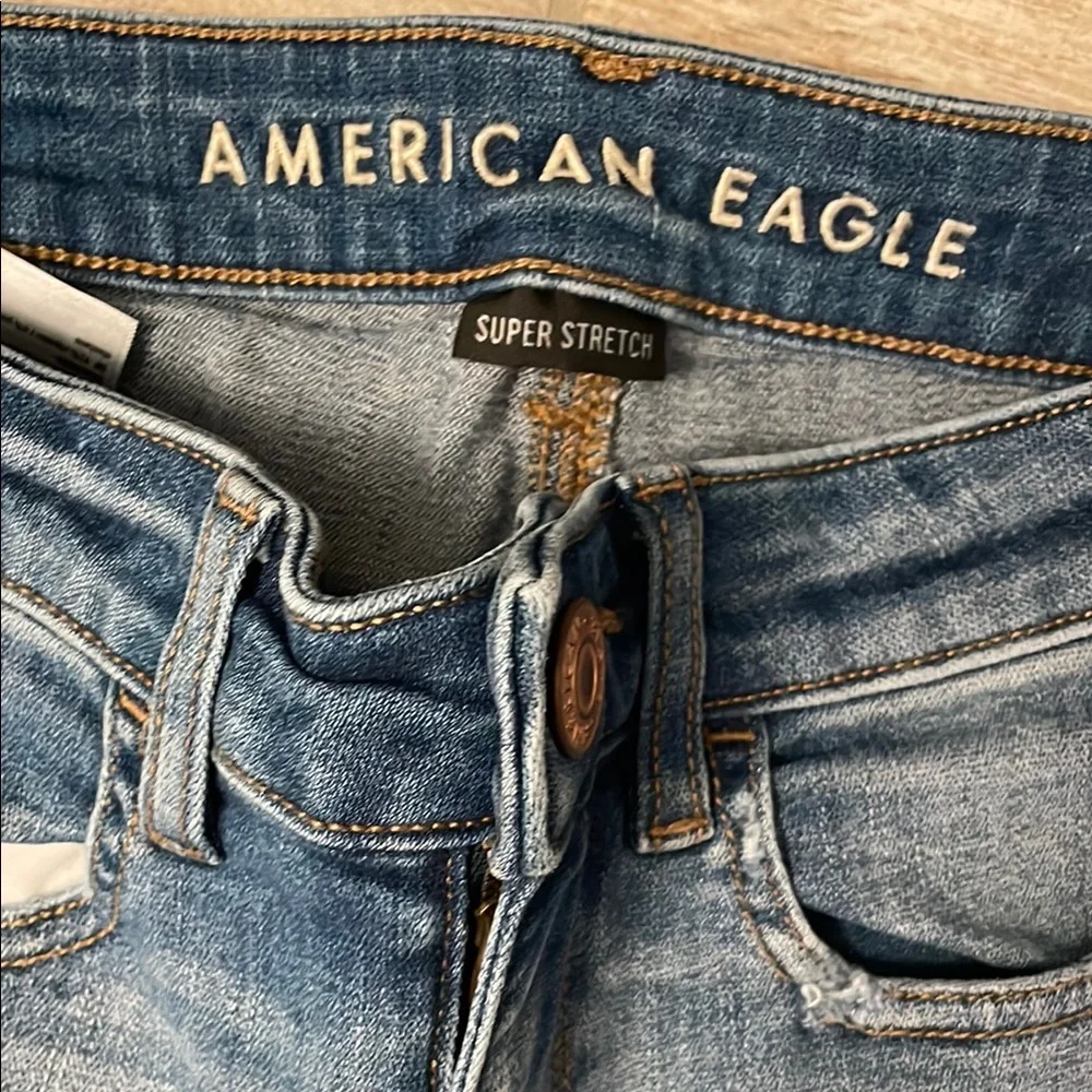 American Eagle Outfitters Women's Blue Jeans - Picture 2 of 13
